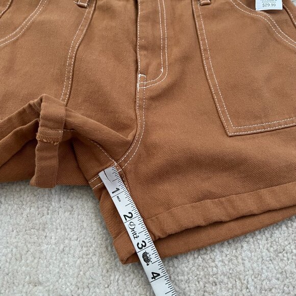 NWT Tillys RSQ High Rise Cargo Jeans Denim Shorts 24 - Picture 5 of 9